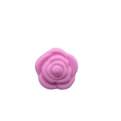 Inserto Rosellina in silicone – Dettaglio floreale per creazioni handmade e portaciucci