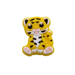 Inserto Tigre in silicone – Dettaglio originale per portaciucci e accessori handmade