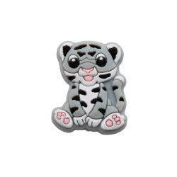 Inserto Tigre in silicone – Dettaglio originale per portaciucci e accessori handmade