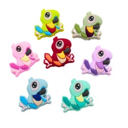 Inserto Pappagallo Crea un mondo magico con il pappagallo in silicone: accessori fai da te per neonati!