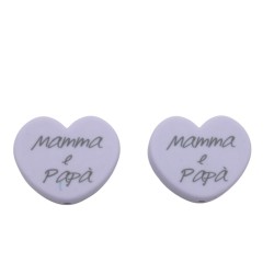 Inserto Cuore Mamma e Papà – Un Dettaglio Speciale per Creazioni Uniche
