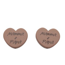 Inserto Cuore Mamma e Papà – Un Dettaglio Speciale per Creazioni Uniche
