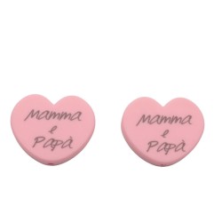 Inserto Cuore Mamma e Papà – Un Dettaglio Speciale per Creazioni Uniche