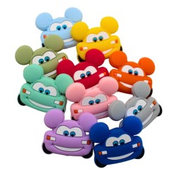 Inserto Auto Topolino in Silicone – Accessorio per Catenelle e Progetti Handmade