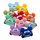 Inserto Auto Topolino in Silicone – Accessorio per Catenelle e Progetti Handmade