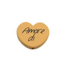 Inserto Amore di... in Silicone Anallergico – Per Catenelle, Gioielli e Creazioni Fai da Te