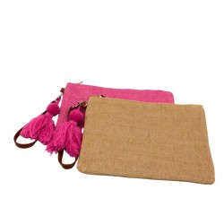Pochette con Nappina Fucsia – Accessorio Decorativo Creativo