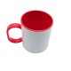 Tazza in plastica da 350 ml - Disponibile in bianco, rosa e celeste
