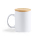 Tazza in ceramica 370 ml con coperchio in bambù – Eco design Artekids
