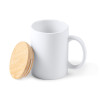 Tazza in ceramica 370 ml con coperchio in bambù – Eco design Artekids