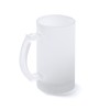Boccale in vetro (ADAYA) borosilicato effetto ghiaccio da 500 ml – Personalizzabile con sublimazione