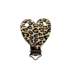 Clip Cuore Maculato in silicone – Accessorio creativo per portaciucci e articoli handmade