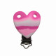 Clip Cuore in silicone personalizzabile – Accessorio creativo per portaciucci e articoli handmade