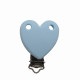 Clip Cuore in silicone personalizzabile – Accessorio creativo per portaciucci e articoli handmade