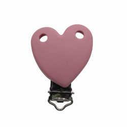 Clip Cuore in silicone personalizzabile – Accessorio creativo per portaciucci e articoli handmade