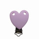 Clip Cuore in silicone personalizzabile – Accessorio creativo per portaciucci e articoli handmade