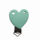 Clip Cuore in silicone personalizzabile – Accessorio creativo per portaciucci e articoli handmade