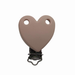 Clip Cuore in silicone personalizzabile – Accessorio creativo per portaciucci e articoli handmade