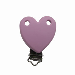 Clip Cuore in silicone personalizzabile – Accessorio creativo per portaciucci e articoli handmade