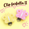 Clip Farfalla in silicone – Accessorio creativo per portaciucci e articoli handmade