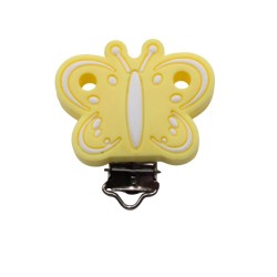 Clip Farfalla in silicone – Accessorio creativo per portaciucci e articoli handmade