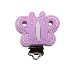 Clip Farfalla in silicone – Accessorio creativo per portaciucci e articoli handmade