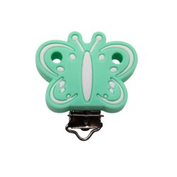 Clip Farfalla in silicone – Accessorio creativo per portaciucci e articoli handmade