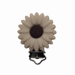 Clip Girasole senza fori  in silicone – Accessorio creativo per portaciucci e articoli handmade