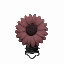 Clip Girasole senza fori  in silicone – Accessorio creativo per portaciucci e articoli handmade