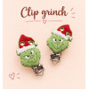 Clip Grinch in silicone – Accessorio creativo per portaciucci e articoli handmade