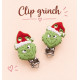Clip Grinch in silicone – Accessorio creativo per portaciucci e articoli handmade