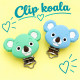 Clip Koala in silicone – Accessorio tenero e sicuro per portaciucci handmade