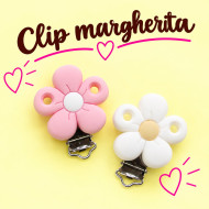 Clip Margherita in silicone – Accessorio creativo per portaciucci e articoli handmade