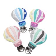 Clip Mongolfiera in silicone – Accessorio creativo per portaciucci e articoli handmade