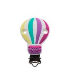 Clip Mongolfiera in silicone – Accessorio creativo per portaciucci e articoli handmade