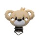 Clip Orso in silicone – Accessorio creativo per portaciucci e articoli handmade