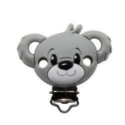 Clip Orso in silicone – Accessorio creativo per portaciucci e articoli handmade