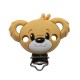 Clip Orso in silicone – Accessorio creativo per portaciucci e articoli handmade
