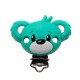 Clip Orso in silicone – Accessorio creativo per portaciucci e articoli handmade