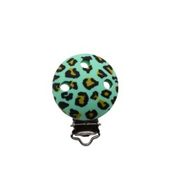 Clip Tonda Maculato in silicone – Accessorio creativo per portaciucci e articoli handmade