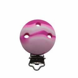 Clip Tonda in silicone personalizzabile – Accessorio creativo per portaciucci e articoli handmade