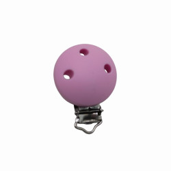 Clip Tonda in silicone personalizzabile – Accessorio creativo per portaciucci e articoli handmade