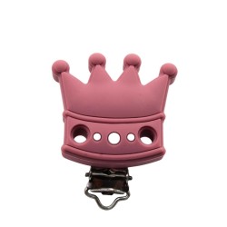 Clip Corona in silicone – Accessorio creativo per portaciucci e articoli handmade
