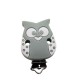 Clip Gufo in silicone – Accessorio creativo per portaciucci e articoli handmade