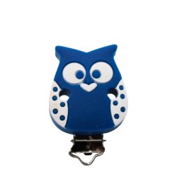 Clip Gufo in silicone – Accessorio creativo per portaciucci e articoli handmade