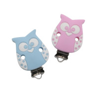 Clip Gufo in silicone – Accessorio creativo per portaciucci e articoli handmade