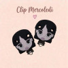 Clip Mercoledì in silicone – Accessorio creativo per portaciucci e articoli handmade