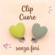 Clip Cuore senza fori in silicone personalizzabile – Accessorio elegante per creazioni handmade