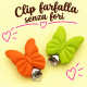 Clip Farfalla senza fori in silicone – Accessorio elegante per creazioni handmade by ARTEKIDS