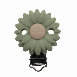 Clip girasole con fori antisoffoco in silicone 